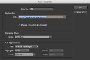 InDesign PDF with Clickable Hyperlinks