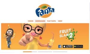 Fanta Homepage - The Psychology of Color