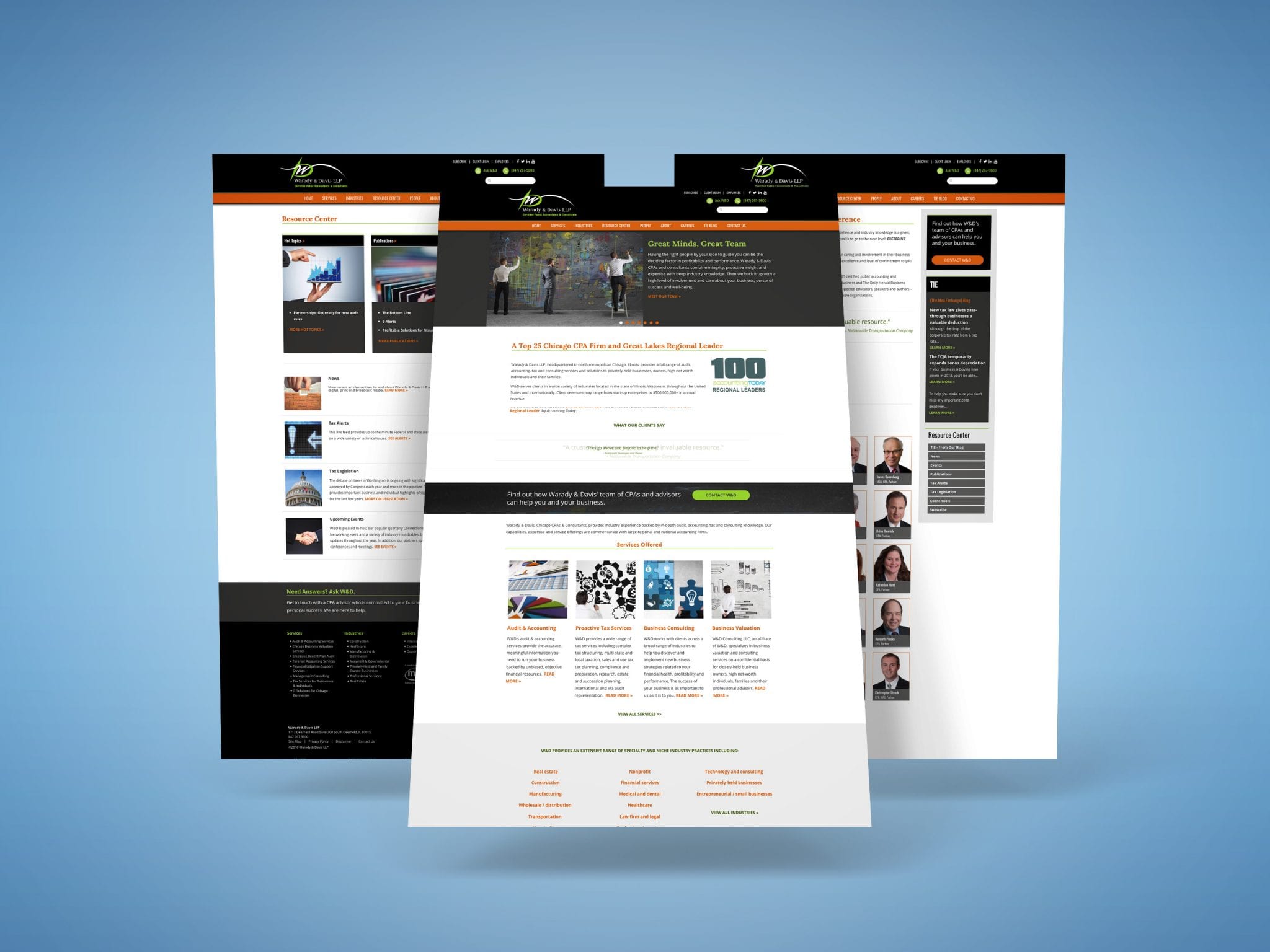 CPA FIrm Website Design - FlashPoint Marketing 
