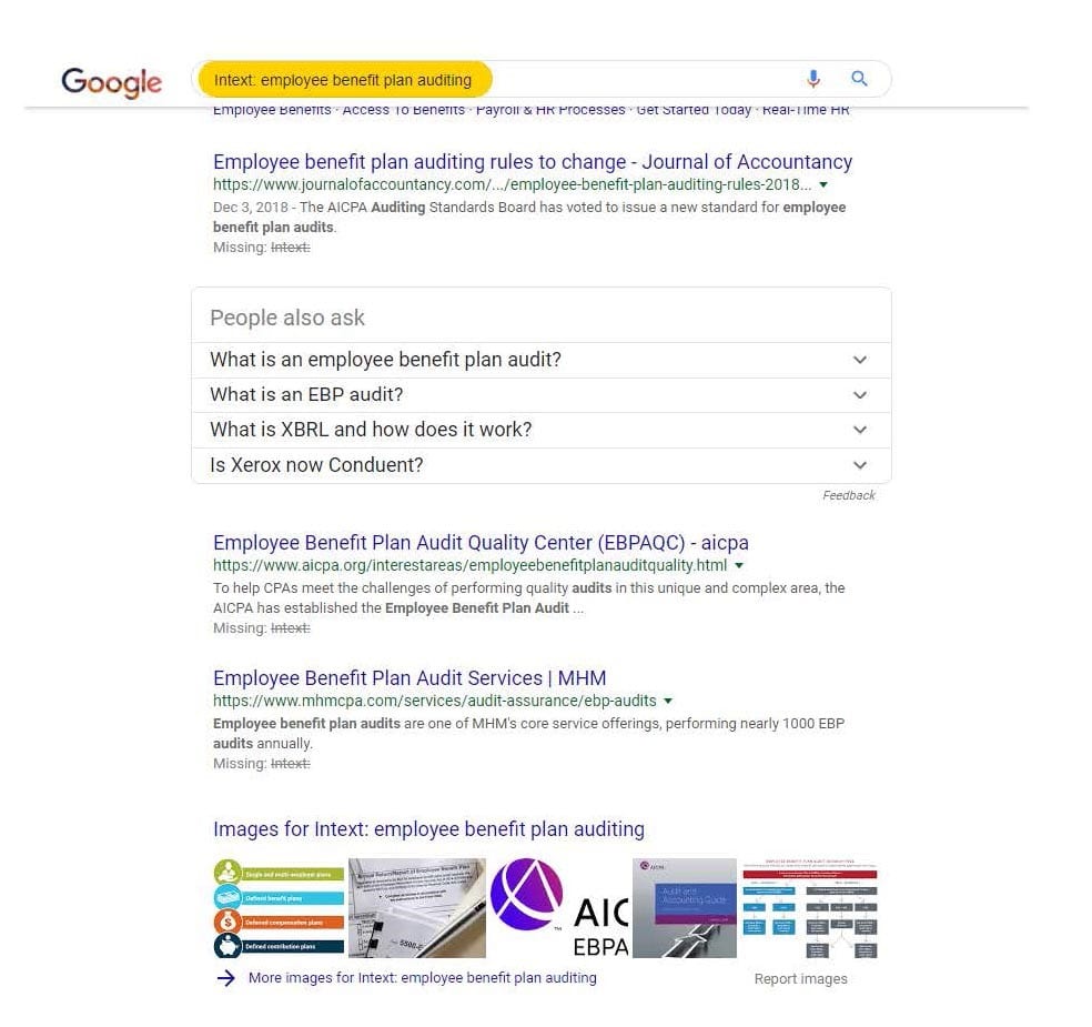 Google Search Operators 