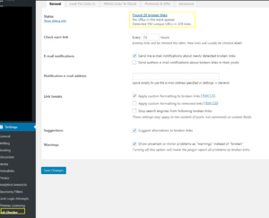 WordPress Broken Link Checker