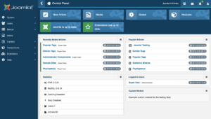 Joomla Admin Panel