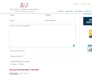 BLS Contact Forms